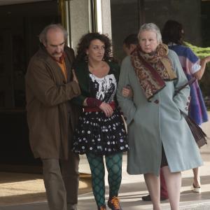 Still of Nomie Lvovsky Yolande Moreau and Michel Vuillermoz in Camille redouble 2012