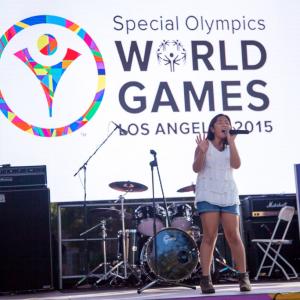 Performer for Special Olympics World Games Los Angeles 2015