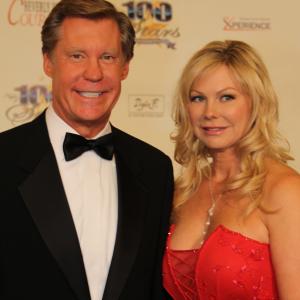 Kent Shocknek of CBS-TV, Karen Shocknek; Night of 100 Stars, Beverly Hills.
