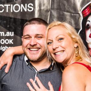 Brendan Byrne and CoStar Leoni Leaver at the Monsterfest Premiere of Theres Something In The Pilliga