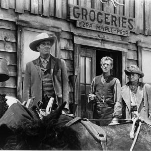 Still of Henry Fonda John Anderson and Paul Fix in Welcome to Hard Times 1967