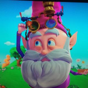 Magic Gnome voiced by David Lodge on Disney Jr.'s hit show:'Goldie & Bear'