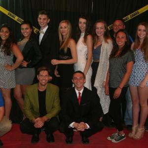 Jack Stanis and the cast of Slash 3 at the red carpet event of Slash 3