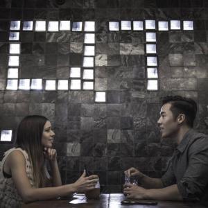 Lisa Solberg & Jonathan Kim on set of short film Prelude
