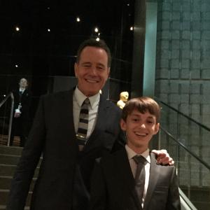 At the Los Angeles Premier of Trumbo with Bryan Cranston