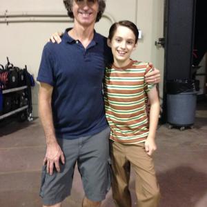 On the set of Trumbo with Jay Roach