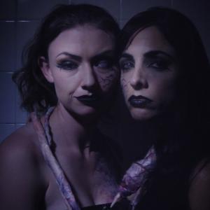 Brides of Quantum Terror. Me and Co-star Lucy. MUA: Jenna Green (FaceOff)