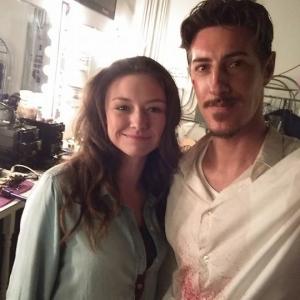 Eric Balfour and I in Burn