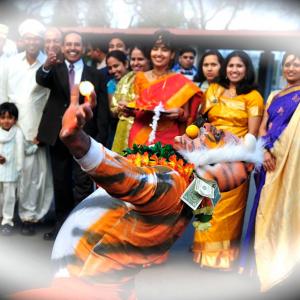 Raghuram Shetty Tiger Dance Folk Performance at Silicon Valley