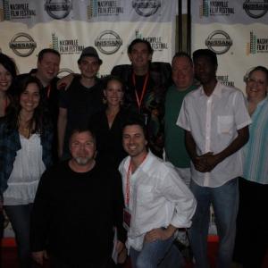Cast and crew of The Nothing on the red carpet at The Nashville Film Festival