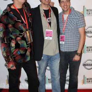On the red carpet at the Nashville Film Festival. Jeremy Childs, Joshua Childs and Jai Childs