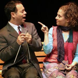 Dan Gunther and Carla Tassara in the world premiere production of In All Honesty at the award winning Rubicon Theatre Company written by Quinn SosnaSpear directed by Devin Scott
