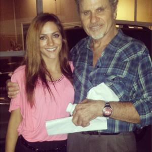 On set of The Chemist with Martin Kove
