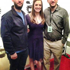 Josh Fisher, Rachel Marie Williams, and Aaron Fisher at The Big Apple Film Festival.