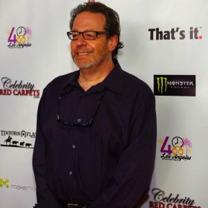 Famed voice actor in animated films and TV cartoons and video games DAVID LODGE on the Red carpet. Nominated BEST ACTOR for Omega Man Film.