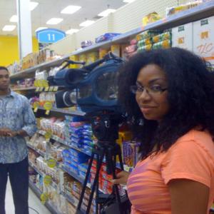 'Behind The Scenes' of national TV commercial for Solomon's Super Center.