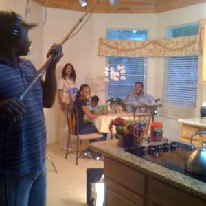 'Behind The Scenes' of national TV commercial for Solomon's Super Center.