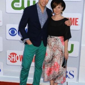 Rene Felice Smith with Barrett Foa at CBS TCA Stars Party 2012 at the Beverly Hilton