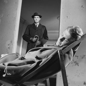 Still of Dirk Bogarde and James Fox in The Servant 1963