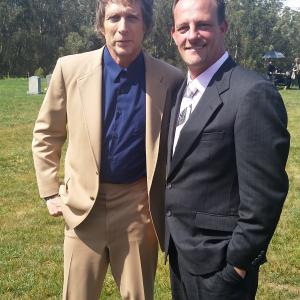 Tom O'Reilly and William Fichtner on the Set of THE WIZARD (2015)
