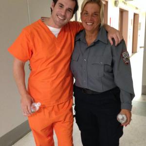 With Sean Maher on set of the Short Film The Visit