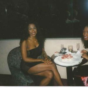 Top of the View Restaurant Marriot Marquis Hotel, NYC Times Square New Years Eve  with Racquel Commissiong.