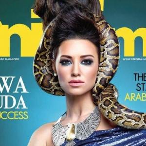 Arwa Gouda Wild Success On the cover of Enigma Magazine