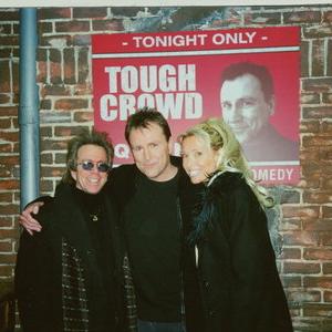 Comedy Writer Jeffrey Gurian and Producer Tonia Madenford on the set of Tough Crowd with Colin Quinn