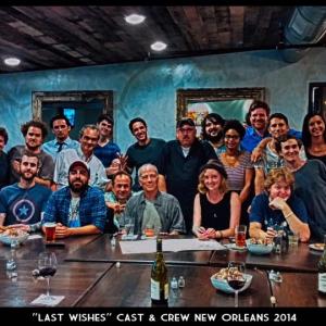 AwardWinning short Last Wishes castcrew at the wrap party