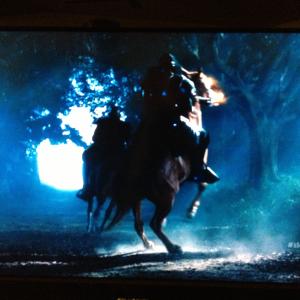 Ed riding as War in Sleepy Hollow season 2 episode 2