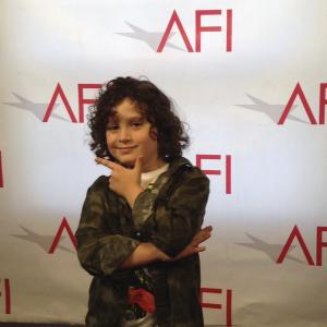 Toby at the screening of AFIs Grill Dog