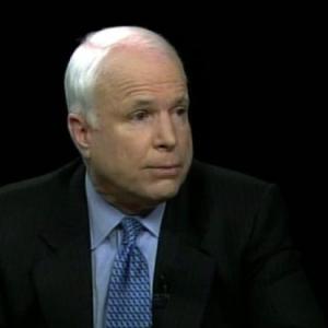 Still of John McCain in Charlie Rose 1991