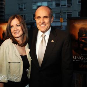Rudy Giuliani and Judith Nathan at event of Ring of Fire The Emile Griffith Story 2005
