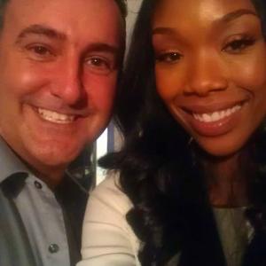 Richard Molina and Brandy Norwood  BET Network The Game