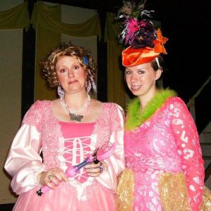 As the Fairy Godmother in a stage production of Cinderella in 2011