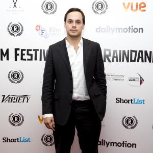 Oliver Nias at World Premiere of The Return at Raindance Film Festival.