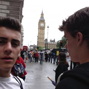 London with brother