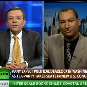Discussing the impact of the 2010 Congressional Elections on the RT show Crosstalk