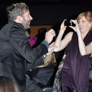 Kelly Reilly and Chris ODowd at event of Golgota 2014