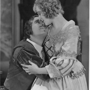 Still of Douglas Fairbanks and Marguerite De La Motte in The Iron Mask 1929