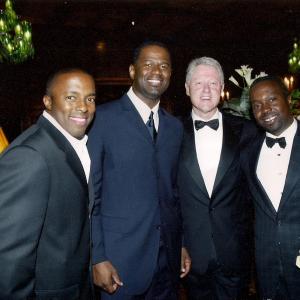 Silas White, Brian McKnight, President Clinton, Kojo Bentil