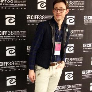 Steven Andrews walks the carpet for the 38th Cleveland International Film Festival