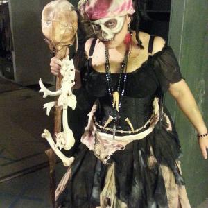 Voodoo Priestess costume I put together with Chance LeGrande.