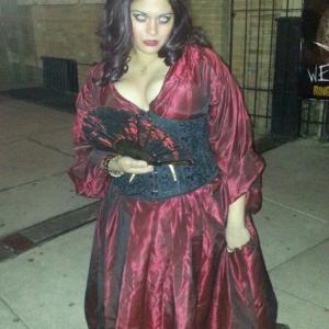 Vampire costume I put together with Chance LeGrande