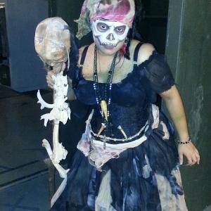 Voodoo Priestess costume I put together with Chance LeGrande