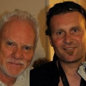 Malcolm McDowell and Todd A. Robinson at 60th Festival de Cannes.