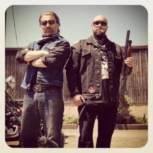 Todd A. Robinson and Tommy Hestmark, from All Hell Breaks Loose (2014).