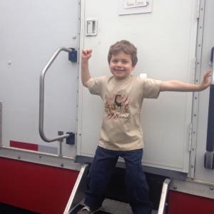 Ryan ouside of his trailer on Sneaky Pete