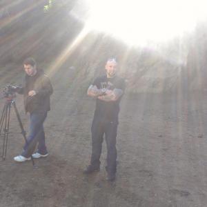 Filming on location Griffith Park Los Angels Ca