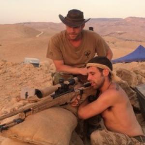 On the set of Kajaki with Benjamin OMahony who played Stu Hale in the film